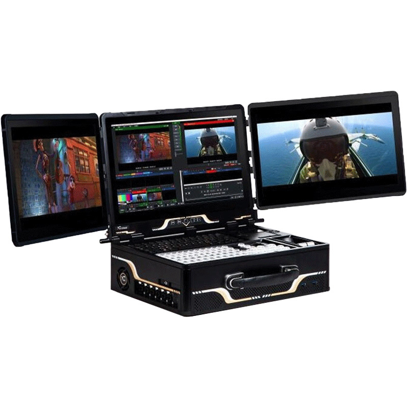 Portable Live Broadcast and Recording All-In-One Machine, Campus Tv Station Network Live Broadcast, Push-Pull Stream, Virtual Keying