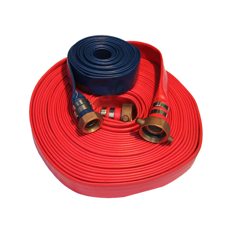 Полосатый пожарный шланг, красный резиновый шланг, износостойкий, взрывозащищенный, утолщенный, морской, высоконапорный воздушный мешок, двусторонний клеевой шланг