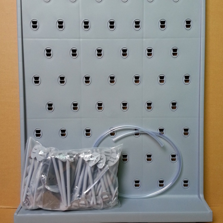 Laboratory drip rack 700*550 single-sided PP large drip rack laboratory experiment table test tube drip rack