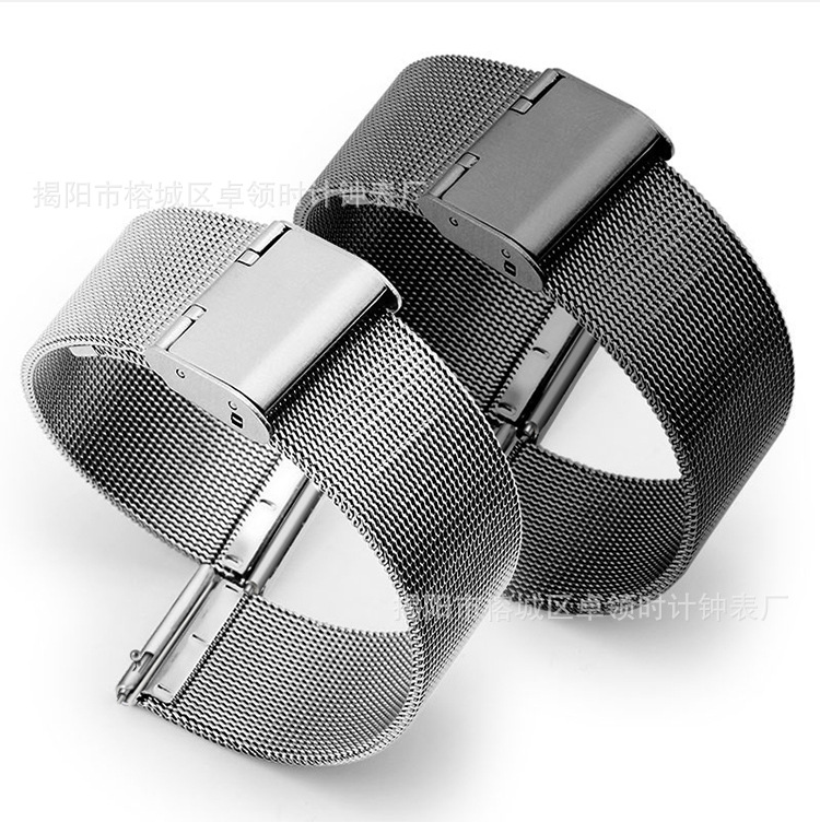 For dw glory ES04 line single buckle Milanese nice strap Samsung Huawei GT2 stainless steel woven mesh strap
