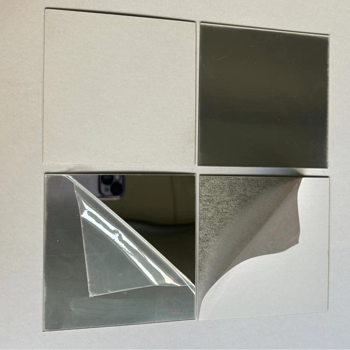 Plastic lens factory luggage lens toy gift lens acrylic mirror square rounded ps lens