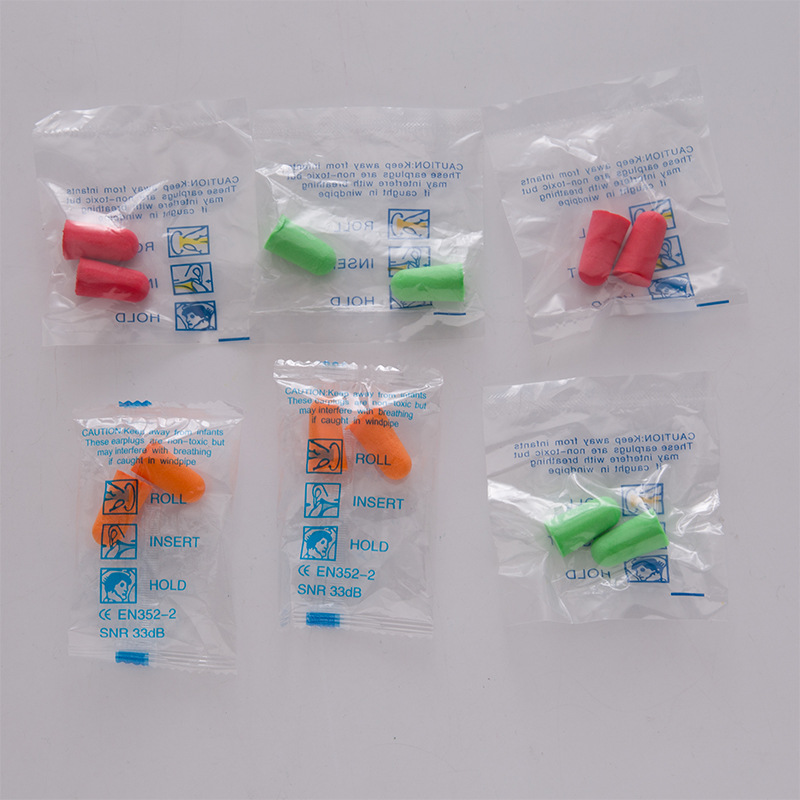 Distribution Soundproof Earplugs Industrial Shooting Bullet-Type Pu Sponge Earplugs Anti-Noise Sleep Aid Aviation Noise Reduction Earplugs