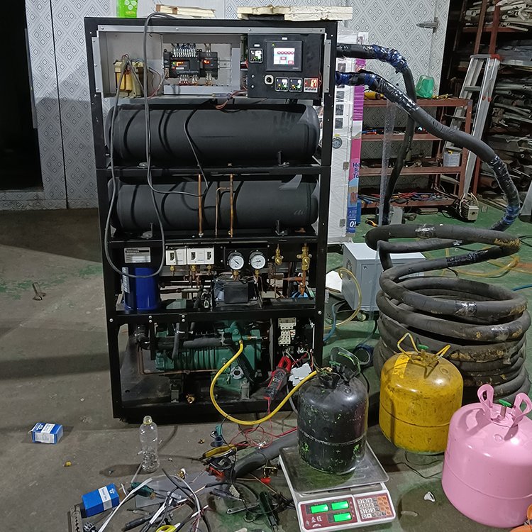 Глубокое холодное обслуживание Shinkawa в Японии, заправка хладагентом, замена электромагнитного клапана, изоляционный трансформатор