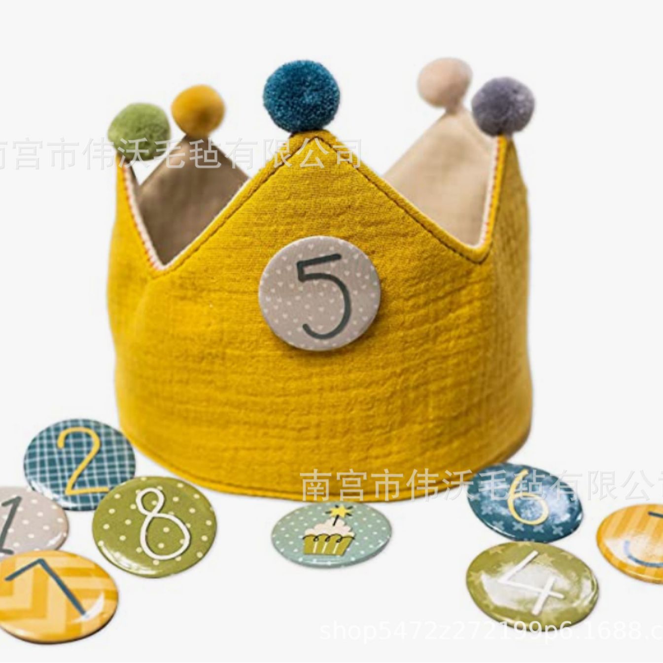 Детская день рождения шляпа корона заменяемая цифровая тематическая шляпа реквизит фото шляпа