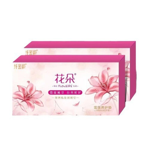 Slim Age Snow Lotus Care Patch Flower Snow Lotus Patch Women's Private Sanitary Napkin Pad New Date Wholesale Delivery