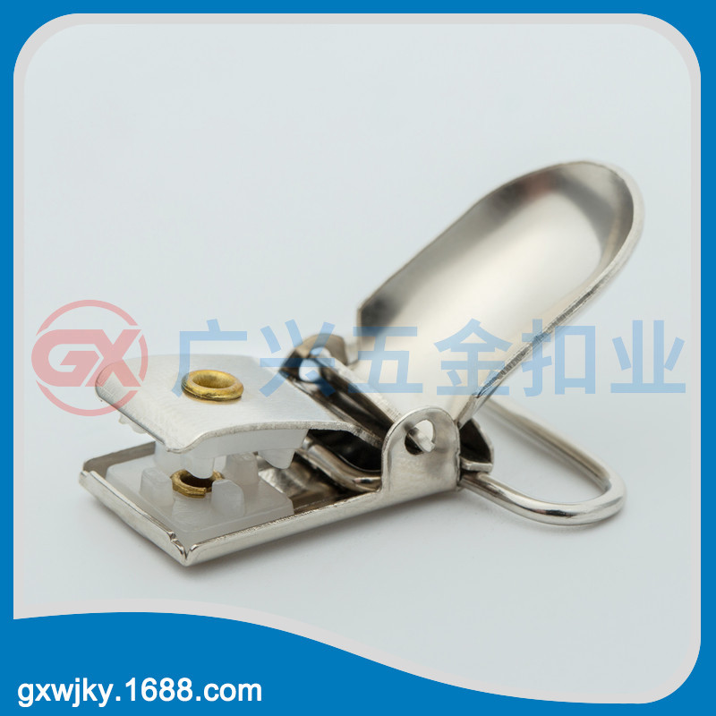 25mm with Rubber Tooth Duckbill Buckle, Strap Buckle, Pacifier Clip, Metal Strap Clip Supply, Cross-Border Supply