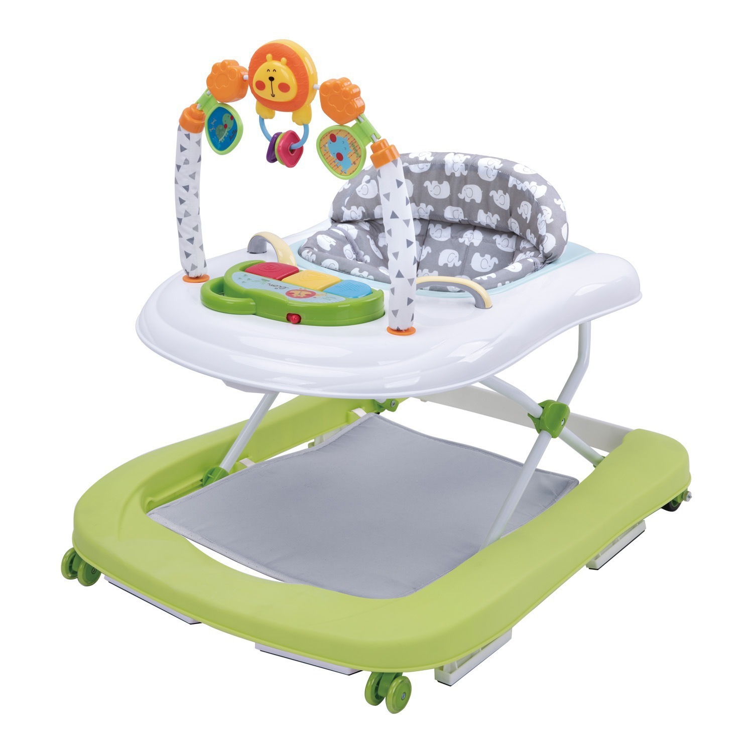 New Baby Walker for Infants and Toddlers 6 to 18 Months, Anti-O-Leg, Anti-Rollover, Sit-On and Pushable Stroller, Export Wholesale