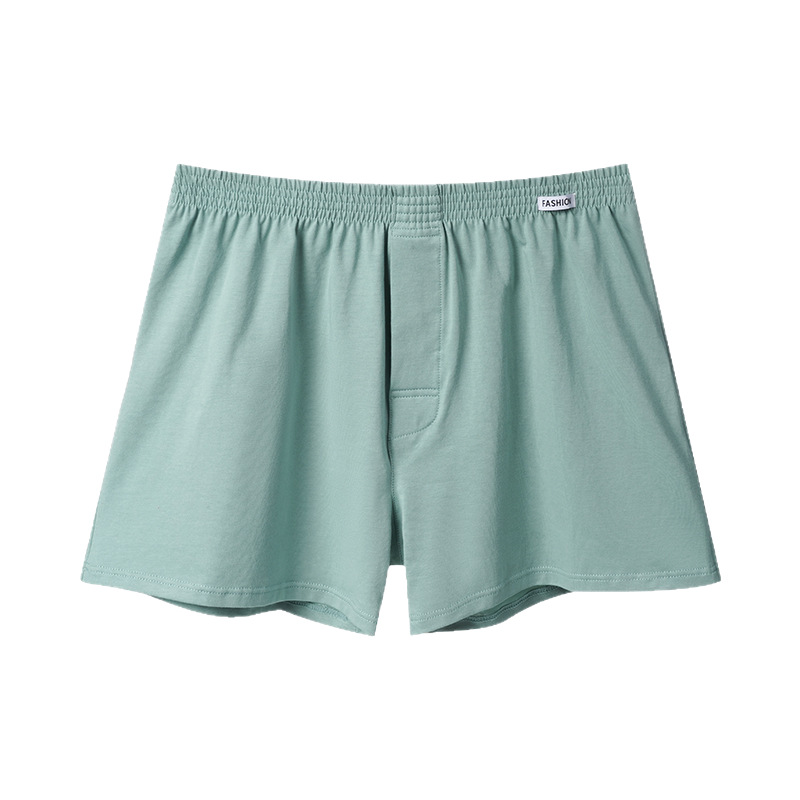 Loose Arrow Pants Cotton Men's Large Size Underwear Wholesale Home Youth Sleeping Shorts Button Breathable Trendy Pants