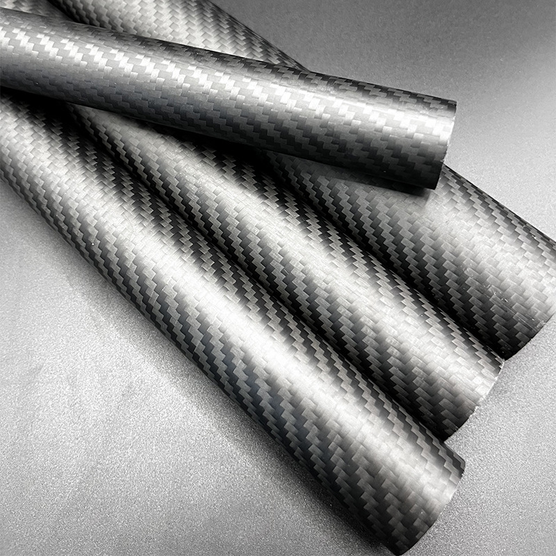 3K carbon fiber tube twill matte carbon fiber tube multi-size high strength plain carbon tube black carbon fiber tube