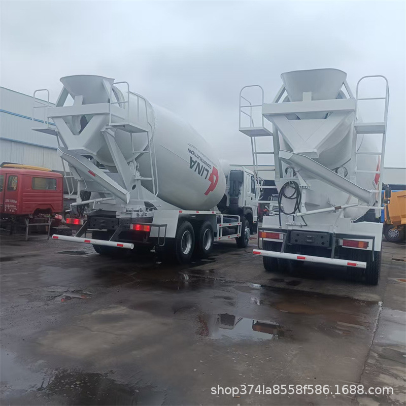 Export 8X4 Mixing Tank 15 Cubic Meters Used Concrete Transport Tank Truck 12 Cubic Meters Howo Concrete Mixer Truck
