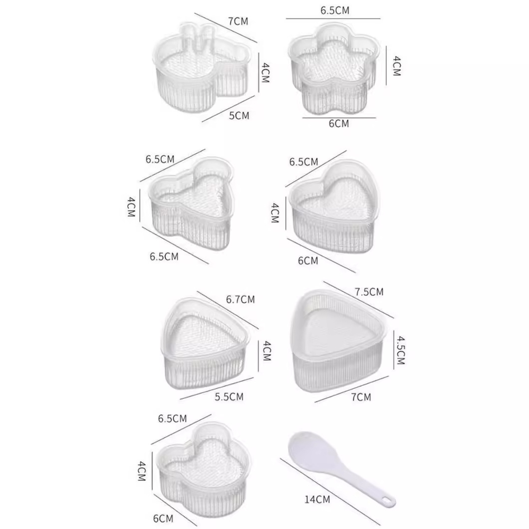 Creative Cartoon Shaped Triangular Rice Ball Mold Household Kidsren's Rice Lunch Mold DIY Seaweed Sushi Mold