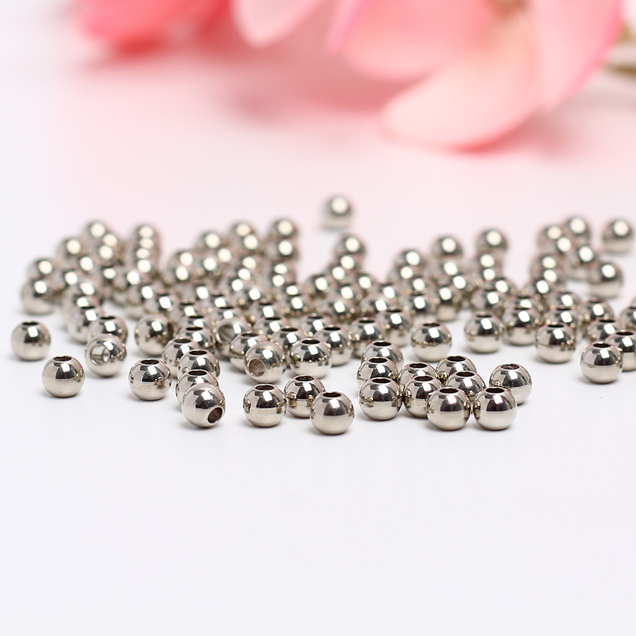 14K Gold-Filled Color-Preserving Beads Transfer Separated by Beads Small Gold Pearlescent Surface Solid DIY Jewelry Handmade Beading Accessories Loose Beads