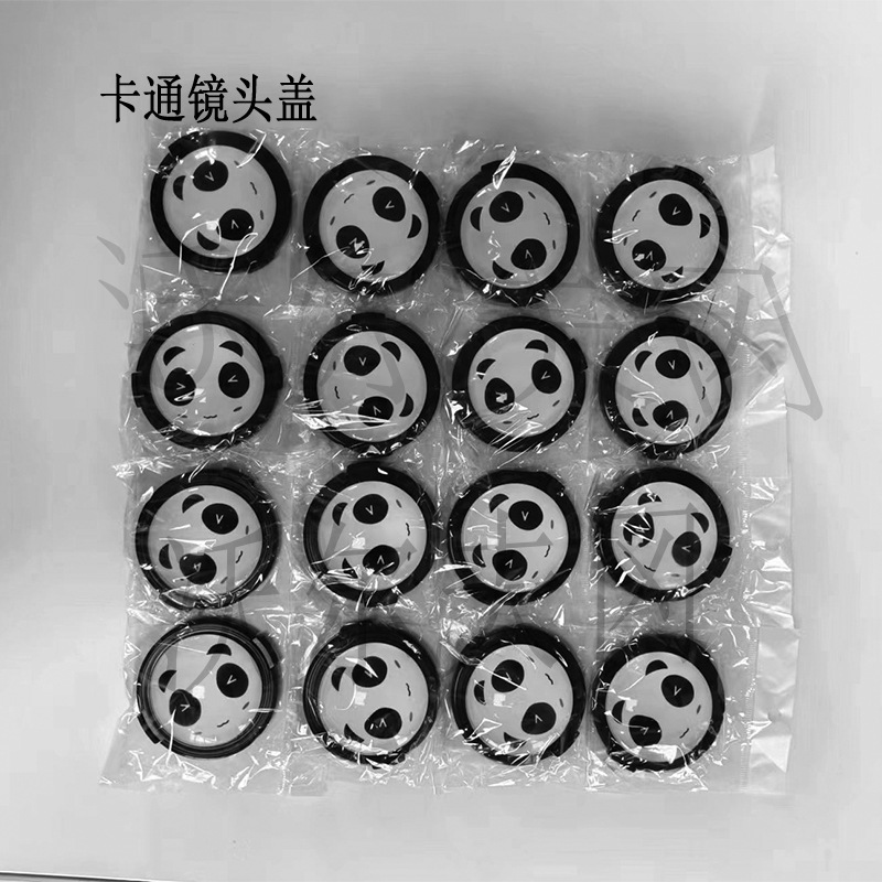 Wolfgang Panda Lens Cover for Canon EOSR5 R6 R7 R 10 200D Camera Cartoon Lens Cover