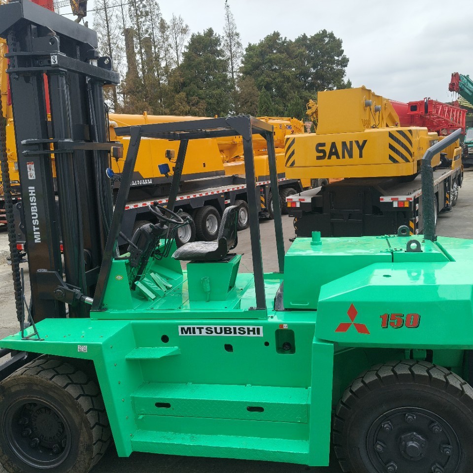 Used Forklift Mitsubishi Forklift 10 Tons 15 Tons Internal Combustion Forklift Diesel Forklift Large Forklift Export Spot