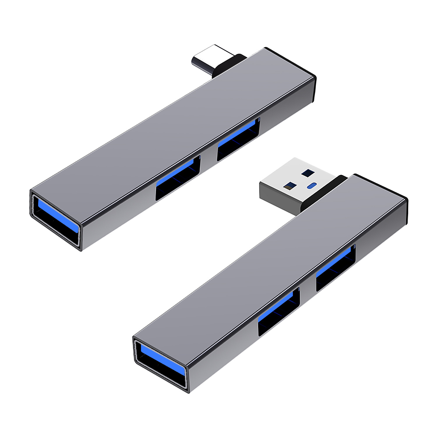 USB 3.0 угловая док-станция сплиттер Type-C конвертер