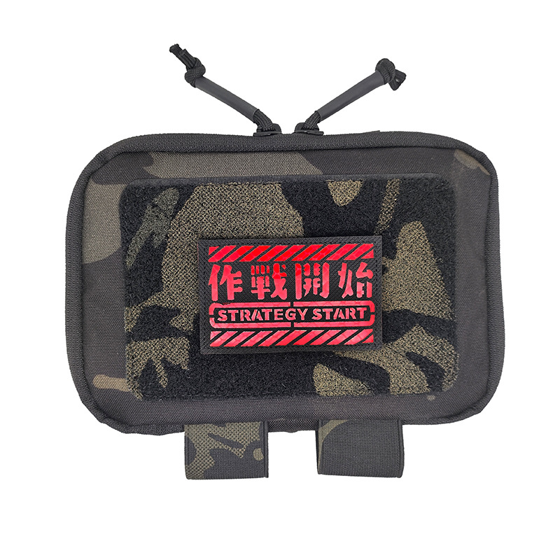 EVA New Century Evangelion Combat Begins Warning Reflective Velcro II NERV