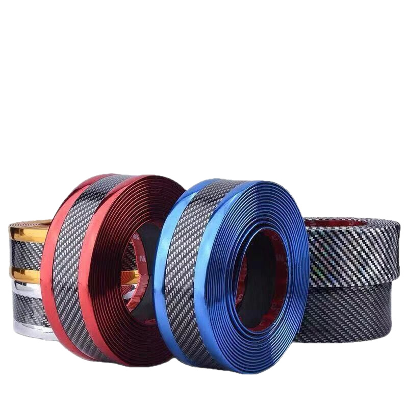 Car door sill anti-step stickers universal modified carbon brazing pedal decorative anti-collision stickers trunk protective stickers anti-scratch