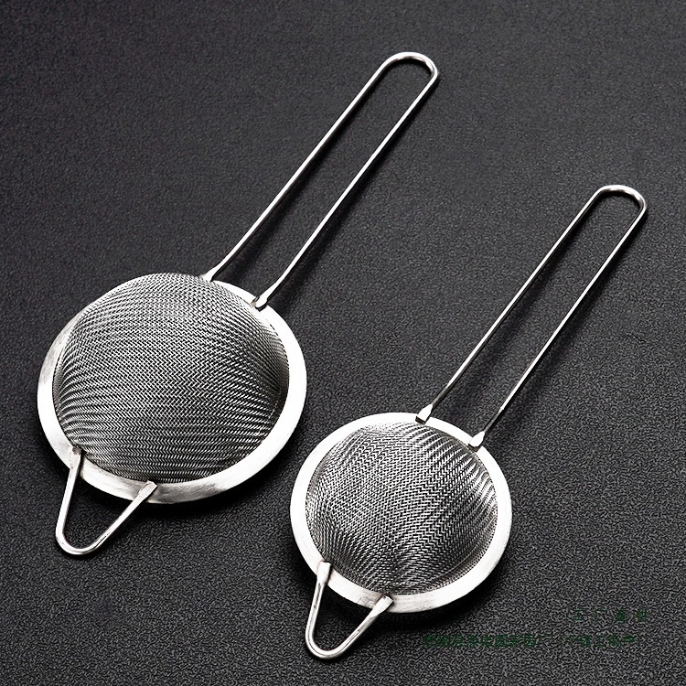 Stainless Steel Triangular Strainer Cocktail Filter Ice Strainer Funnel Filter Bartender Tool