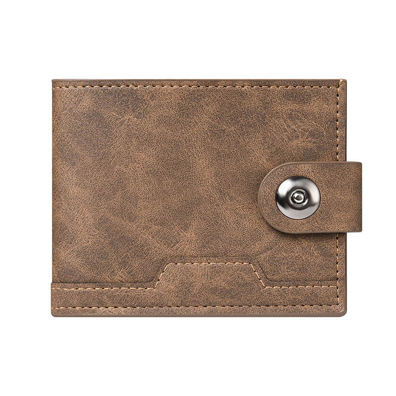 Wallet Men's Short Thin Cross-border Foreign Trade Large Capacity Multi-card Wallet Trendy Personalized Soft Leather Men's Wallet