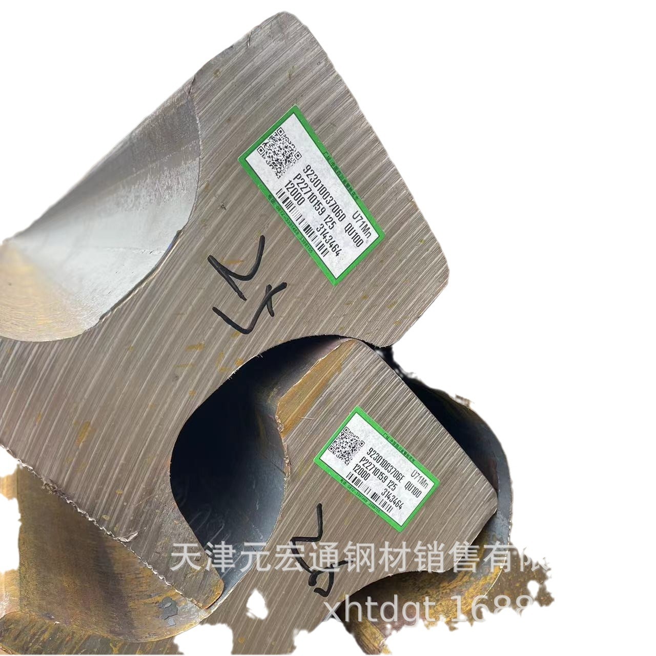 Q235 Rail Hot-Rolled Light Rail 38Kg43Kg Railway Track Rail Steel 100kg Heavy Rail Lifting Rail