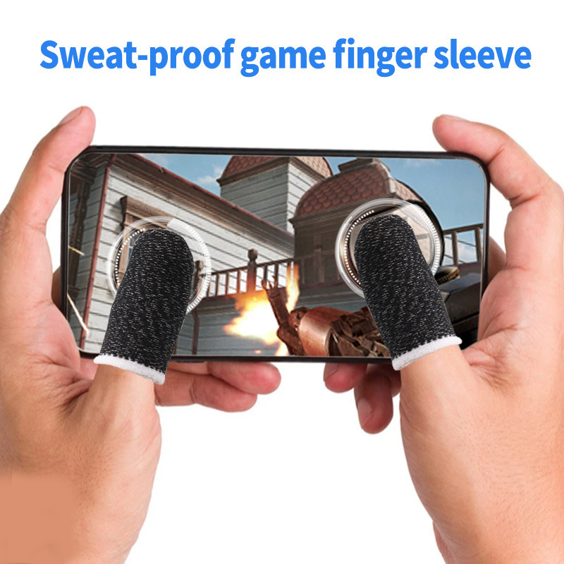 Eating Chicken Finger Cover King Glory Sweat-proof Finger Cover Hand Swim Touch Screen Fiber Breathable Walking Sweat-proof Game Finger Cover