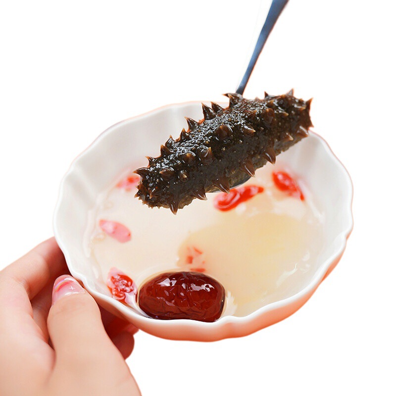Fresh Stewed Sea Cucumber, Ready-To-Eat Whole Sea Cucumber, Nourishing, Ready-To-Eat, No-Cook Gift for Elders