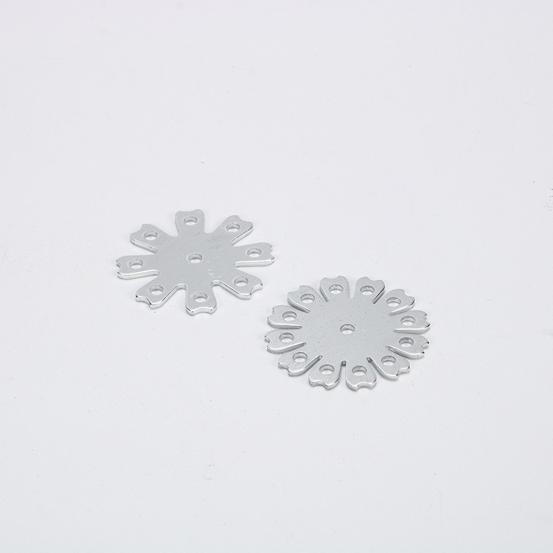 Anti-winding flap aluminum flap base metal sheet metal hook plate DIY eight-Claw hook disc hook flying hook connection