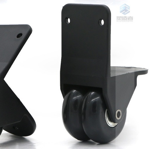 Shaper products D026 luggage accessories directional wheels furniture casters trolley right angle wheels plastic wheels wholesale