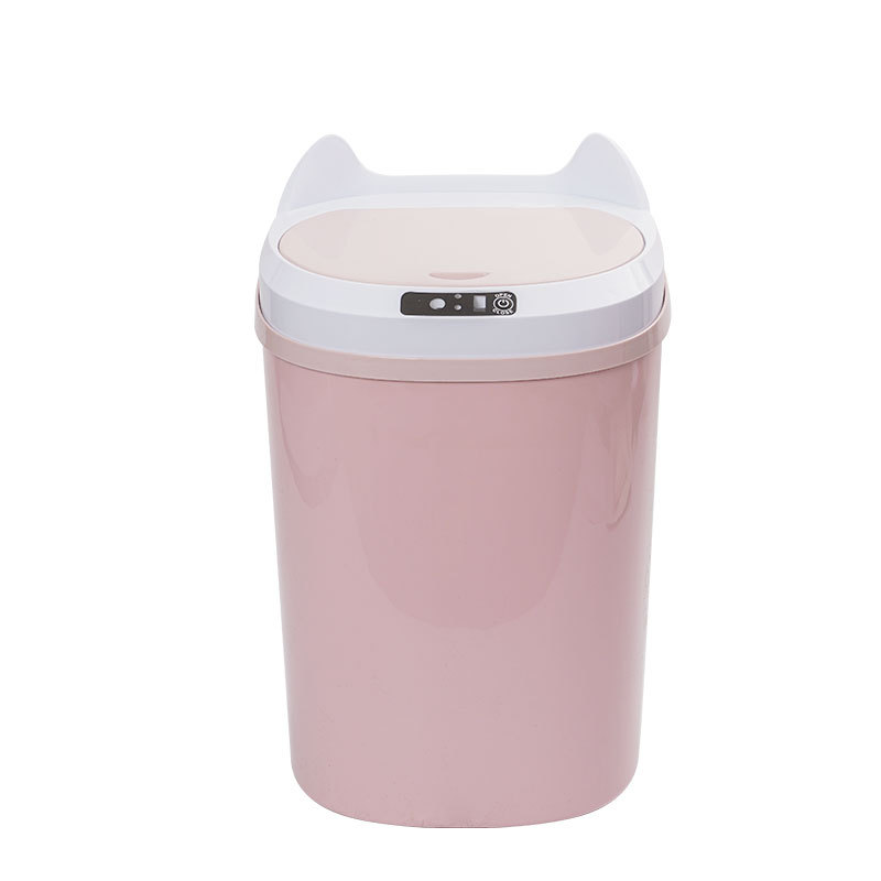 Household wholesale intelligent induction trash can bedroom with lid automatic induction kick bucket living room kitchen trash can