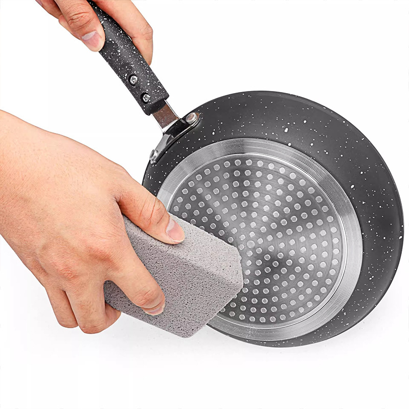 Cleaning stone explosion barbecue cleaning brick small gray brick BBQ barbecue grill grill tray cleaning tools oil cleaning pumice stone