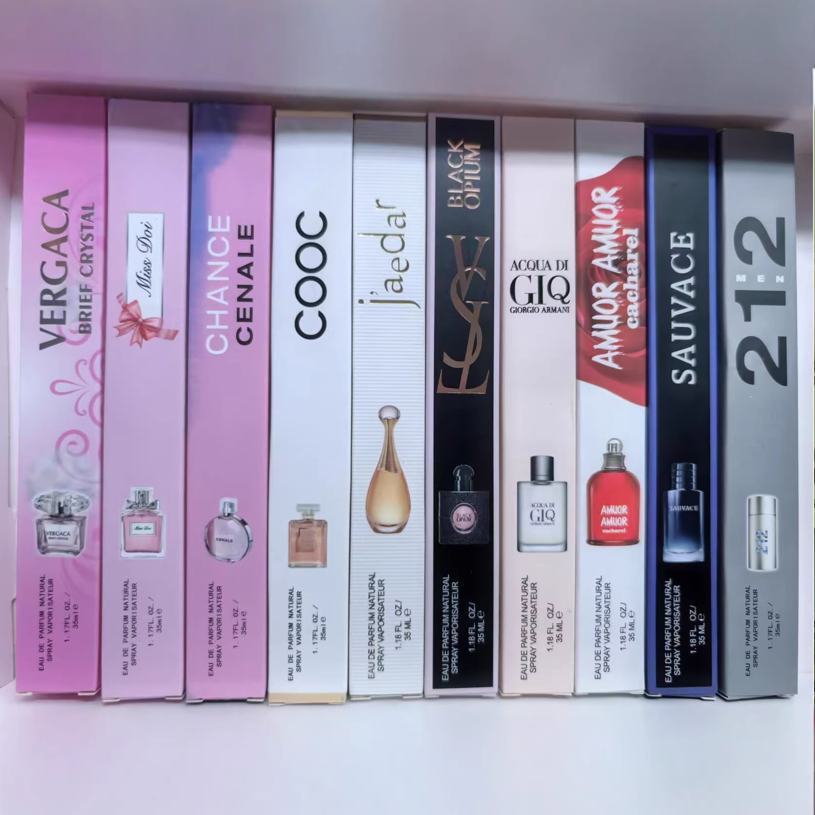 Стеклянная пробирка для духов 35 мл, образец дизайнерских духов 35 мл, минимальный объем заказа - одна бутылка, духи в наличии