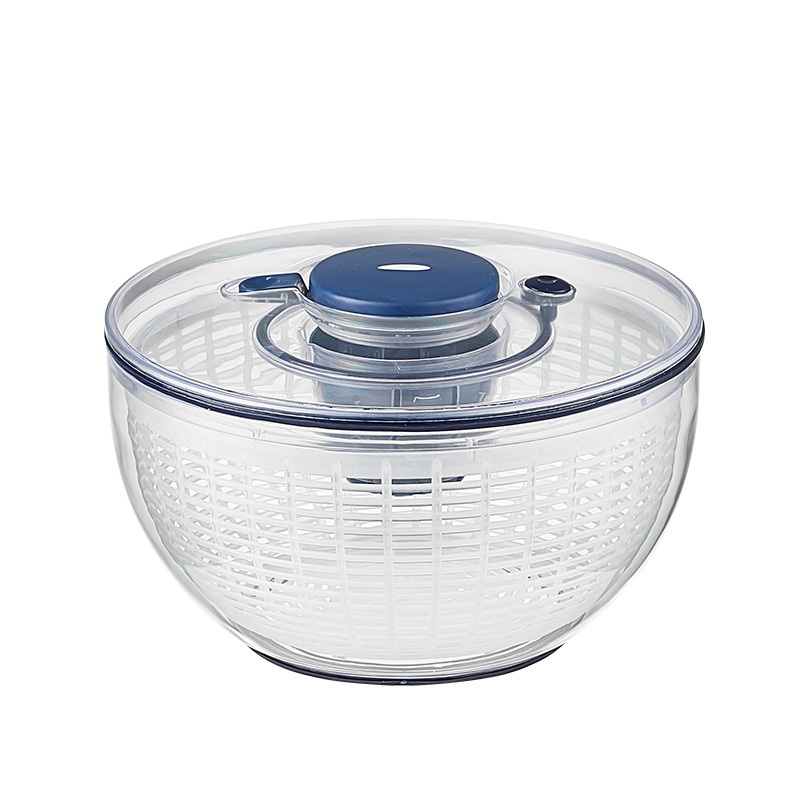 Manual vegetable dehydrator vegetable washing basket household vegetable washing dryer fruit salad dehydrator dehydrator basket drain basket