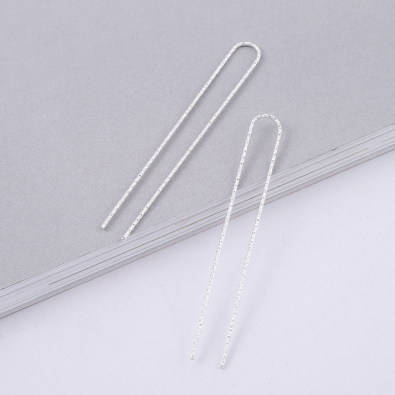 New spiral U-shaped hairpin handmade DIY step shaking hairpin creative plate hair accessories manufacturers wholesale