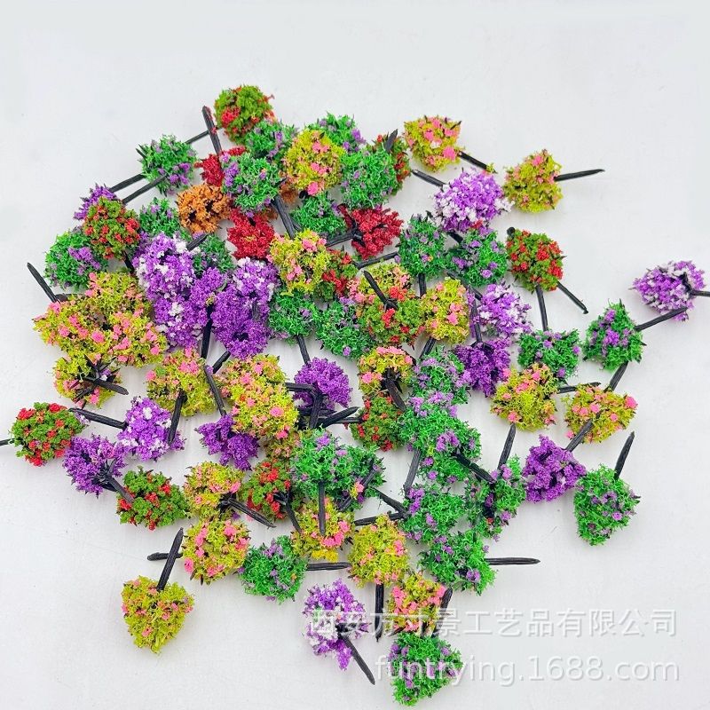 Miniature Landscape Model 2-3cm Set Small Tree Sand Table DIY Materials Micro Landscape Photography Set