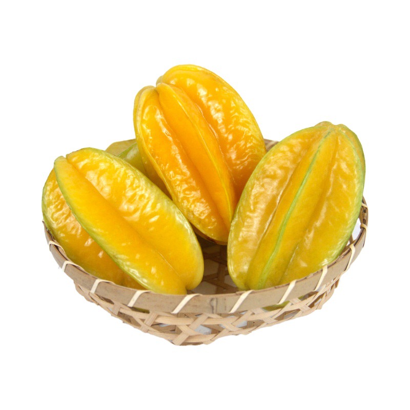 First-Grade Fujian Fresh Star Fruit, Freshly Picked Large Fruit, Five-Pointed Star Shape, Sweet, Wholesale Price Per Box, Factory Direct Wholesale