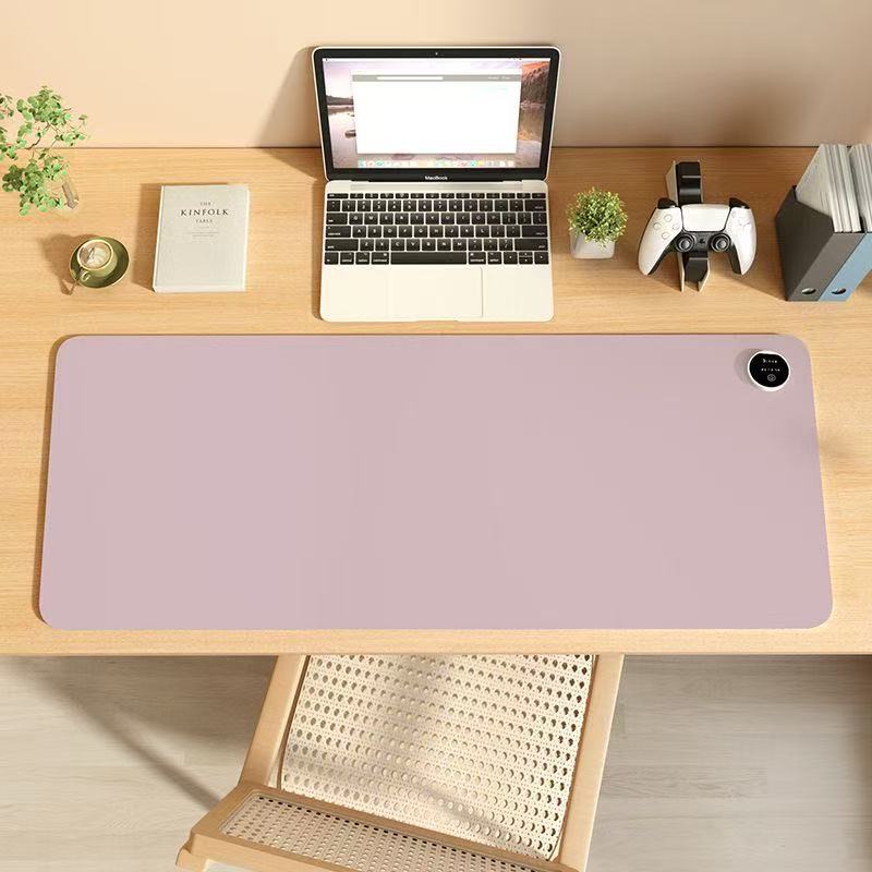 Heated Mouse Pad Customized with Pictures, Large Heated Desk Pad, Office Computer Desktop Heating Pad, Hand Warmer Pad
