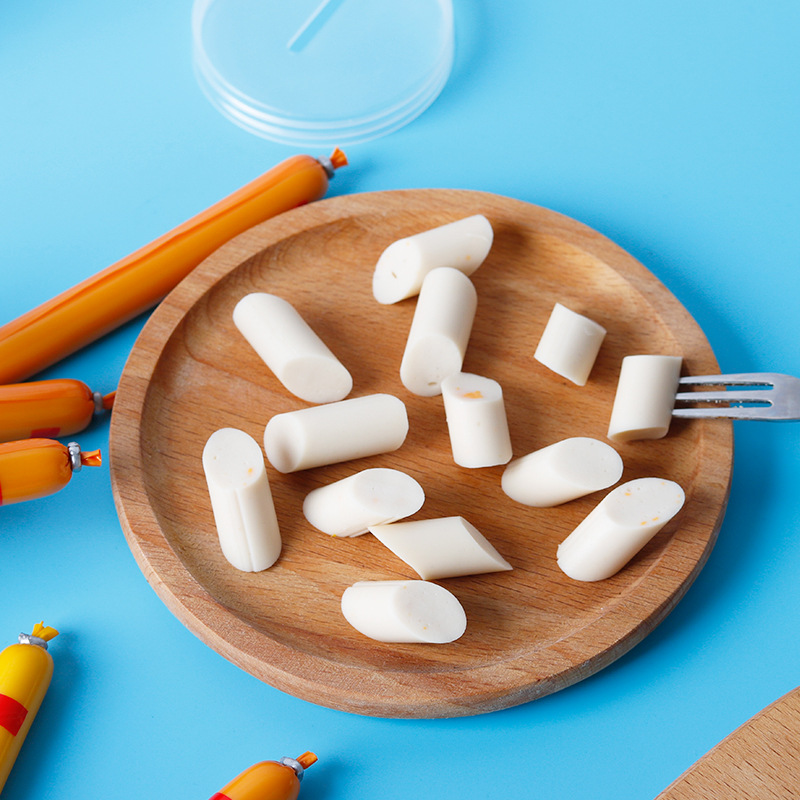 Fasimiyu 150g Deep-Sea Fish Sausage (10 Pieces) in a Can, Original Corn Shrimp Cheese Flavor, Casual Snack Fish Sausage