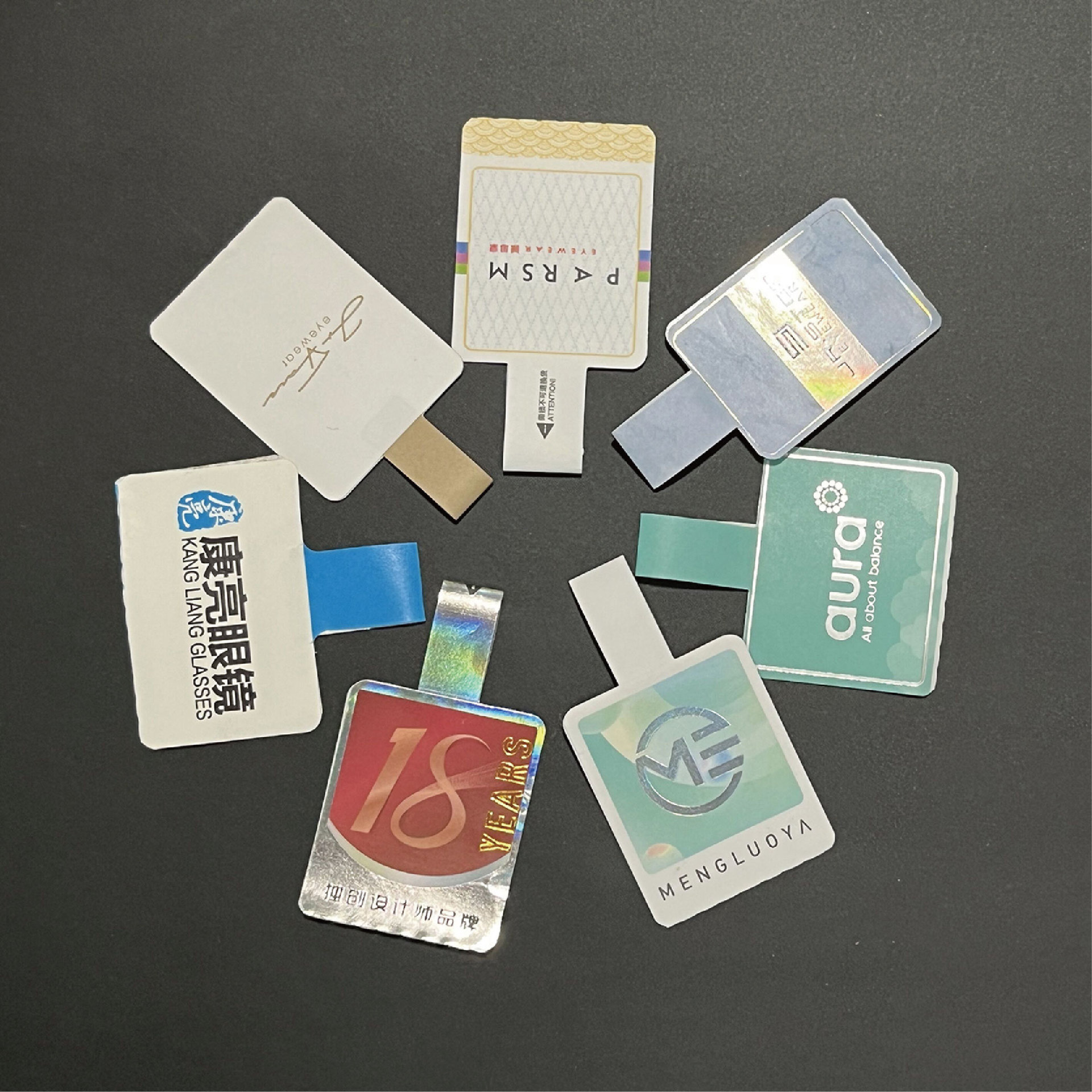 Factory Direct Glasses Frame Leg Stickers Can Be Printed and Customized with Logo Personalized Decoration Manufacturers Ready for Wholesale