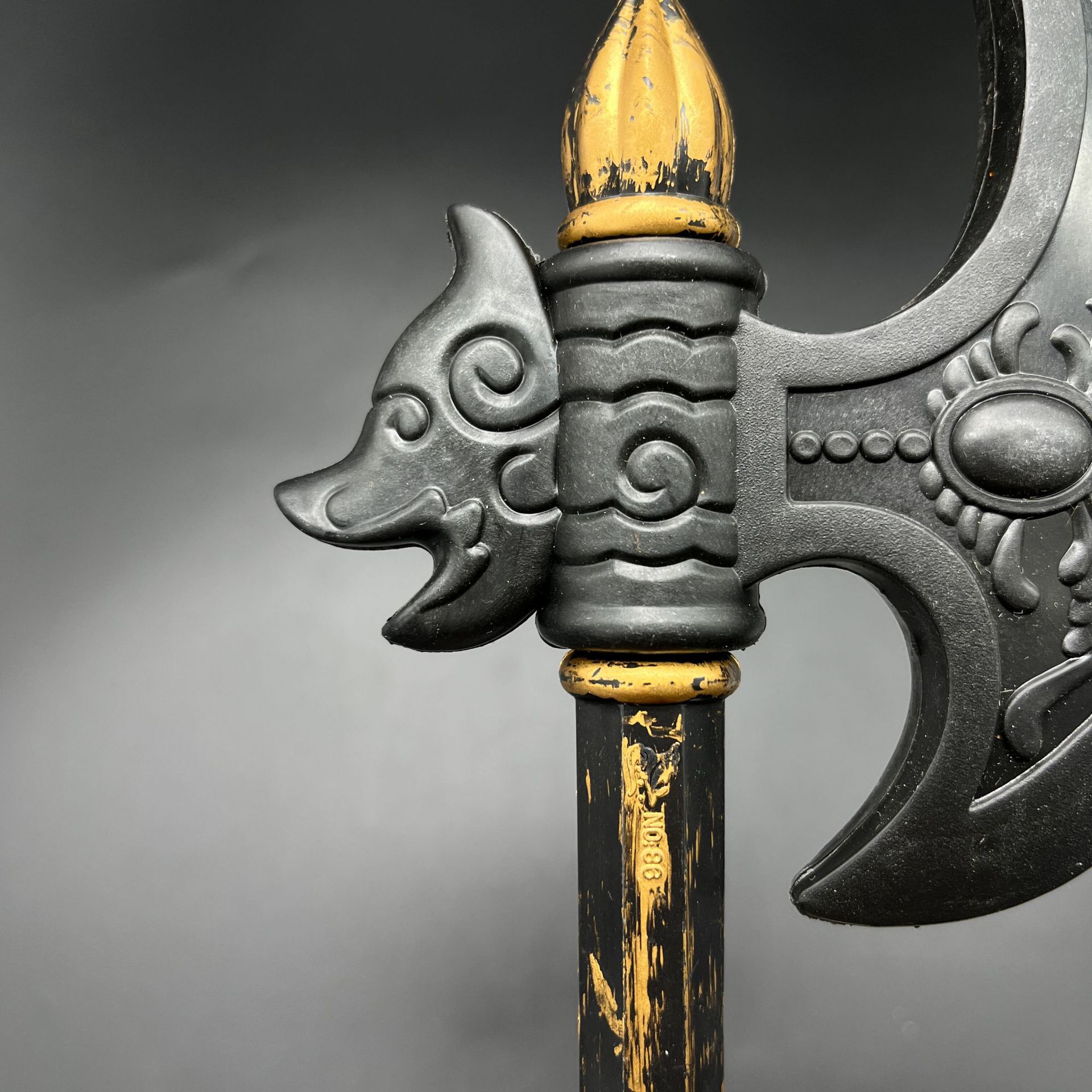 Cross-border hot sale children's toy plastic electroplating 86 small axe sword Halloween performance weapon props axe