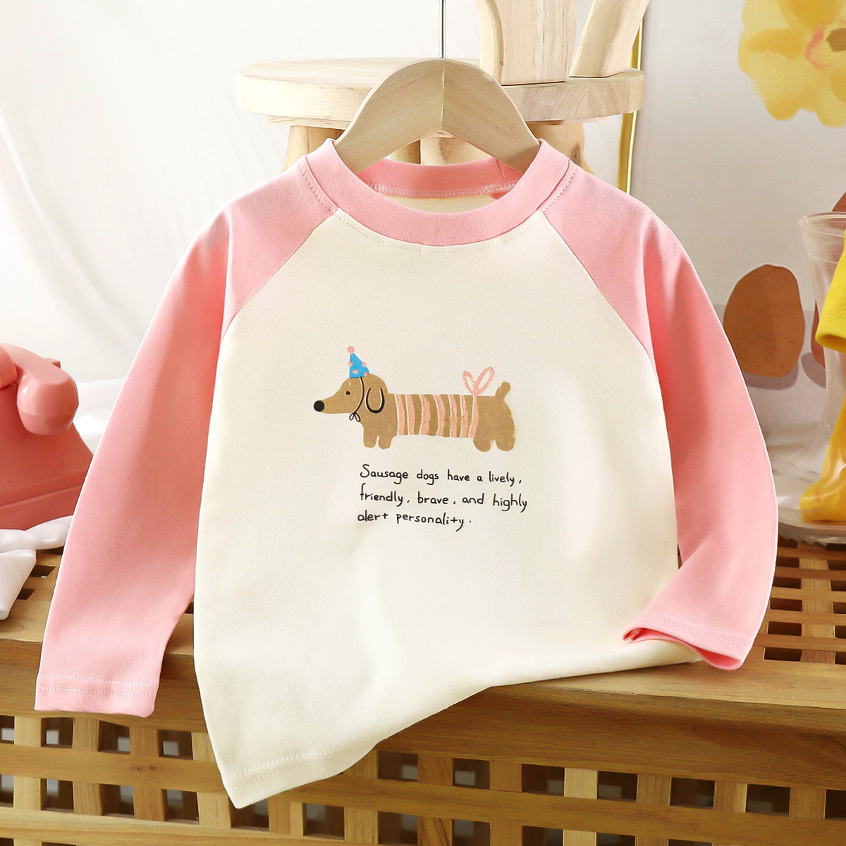 Children's Long-Sleeved T-Shirts, Autum Clothes, Pure Cotton Baby Autum New Boys' Clothes, Girls' Bottoming Shirts, Kidsren's Clothing Wholesale