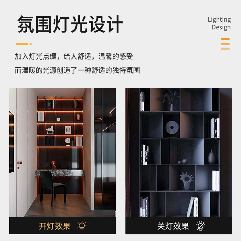 Foshan Factory Aluminum Alloy Fully Customized Cabinet Niche Ornaments High-End Aluminum Plate Cabinet Niche Embedded Cabinet