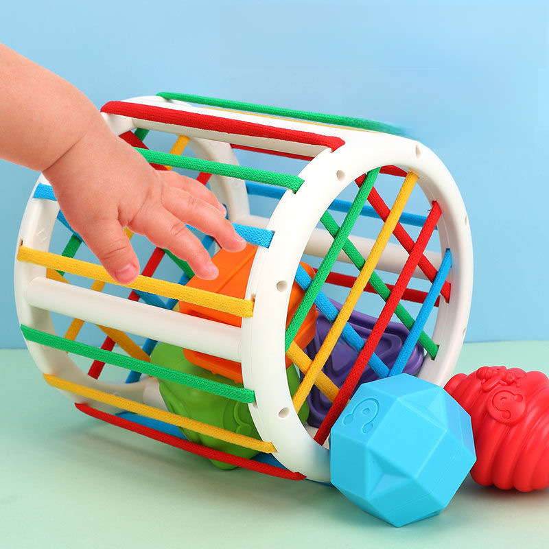 Cross-border Rainbow Sesele Shape Color Cognition Baby Early Education Grasping Sensory Toys Sesele Foreign Trade Wholesale