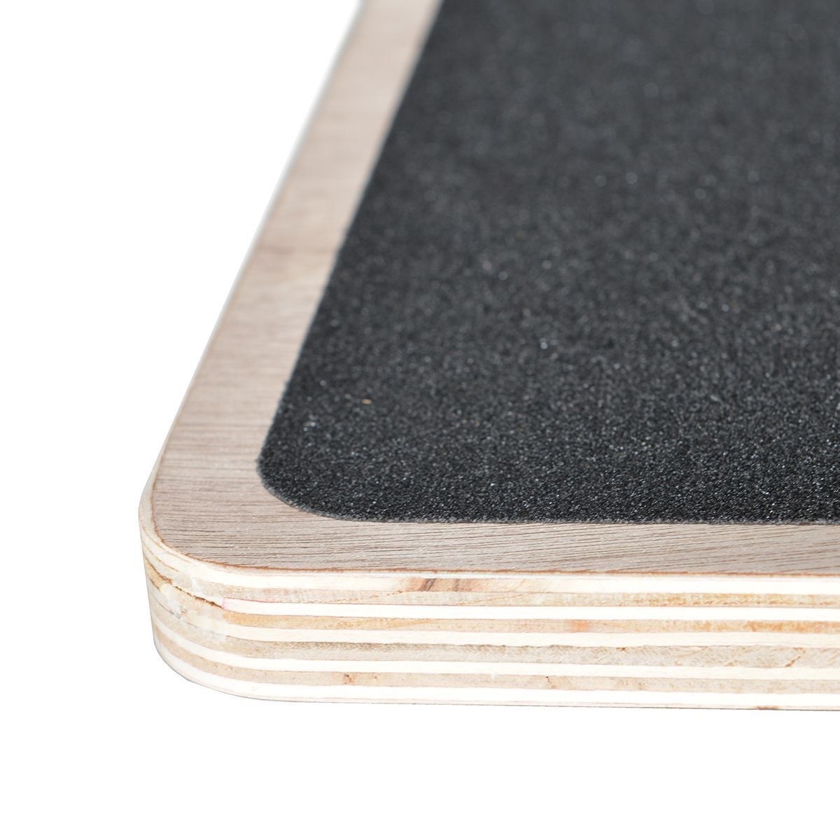 Two-Way Square Wooden Balance Board, Round Balance Training Artifact, Foot and Ankle Strengthening Trainer, Non-Slip and Silent