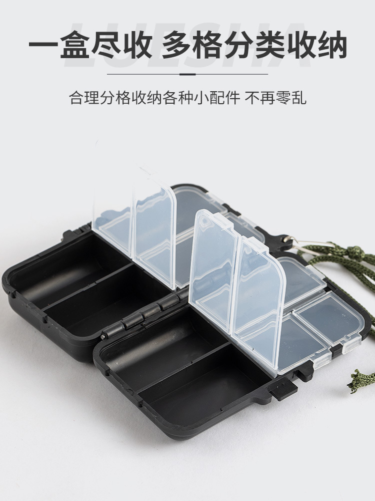 Shark Hunter | Lure Box, Fishing Hook Box, Tool Box, Storage Box, Accessory Box, Black Storage Box, Fish Hook Fishing Box, Fishing Tackle Box