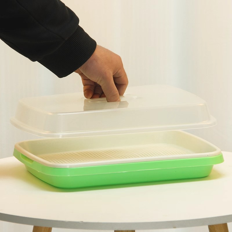 Seedling Tray Germination Pot Magic Bean Sprout Seedling Pot Sprout Vegetable Wheat Seed Hydroponic Vegetable Germination Box Pea Seedling