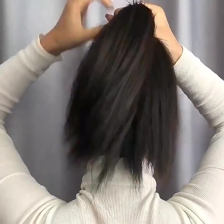 Single Wholesale Black Headband Hair Tie for Women Korean Style High Elasticity Does Not Hurt Hair Rubber Band High Ponytail Baby Hair Accessories