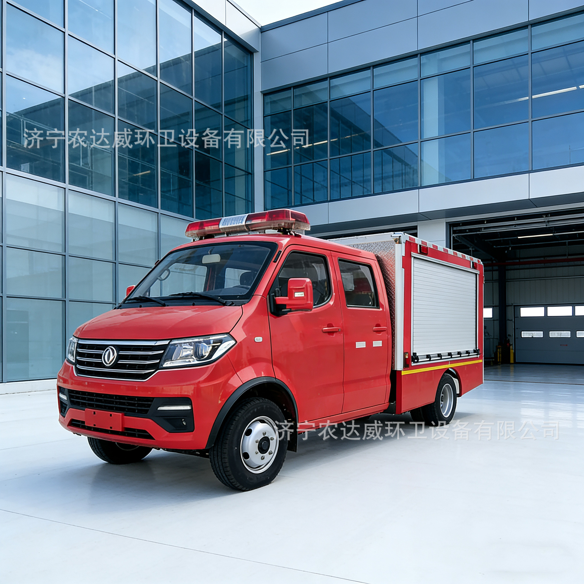 Малый синий пожарный автомобиль с водяным туманом, высокое давление, 2 тонны, экстренное патрулирование исторических мест