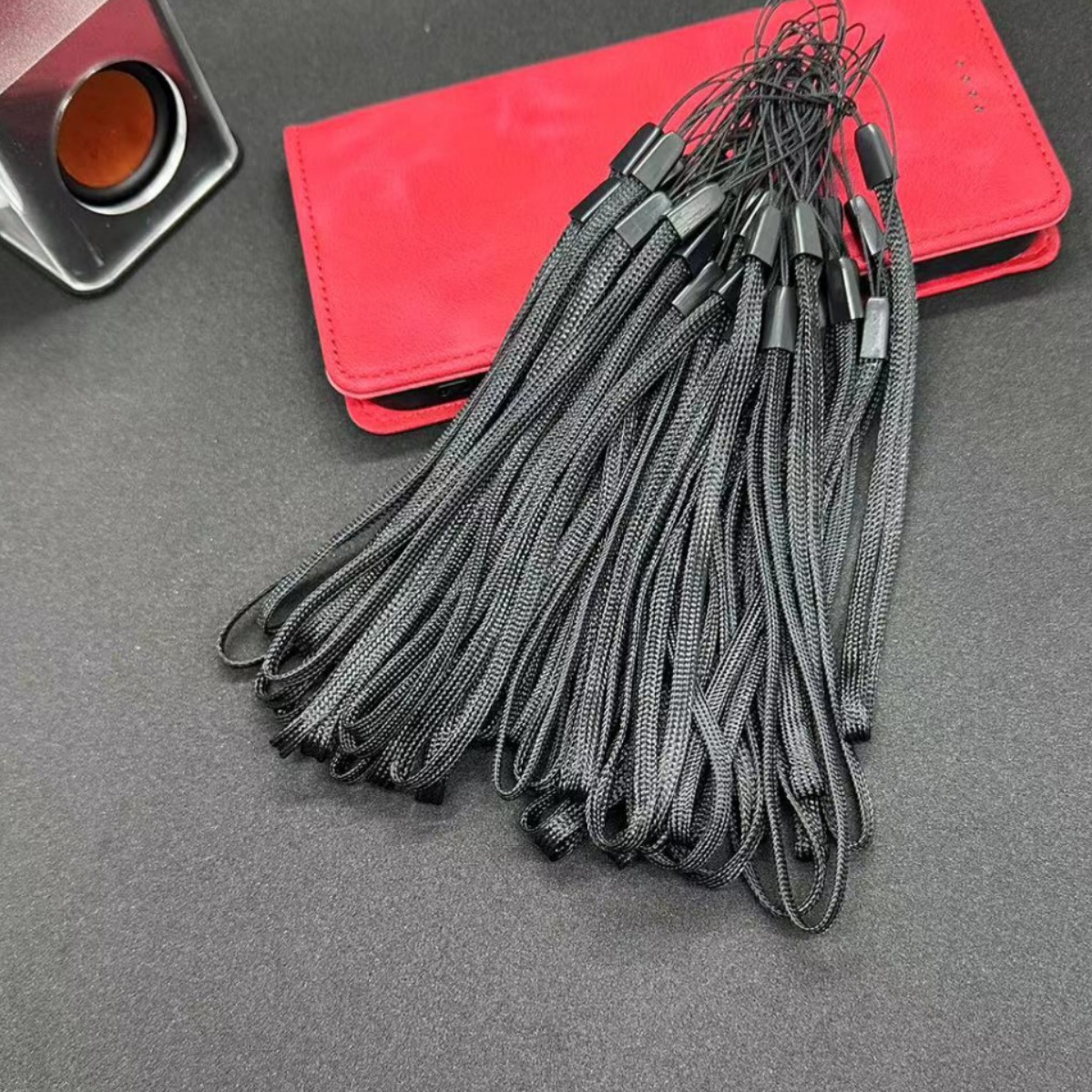 Pine rope mobile phone lanyard mobile power flashlight selfie stick rope wrist rope water Cup lanyard