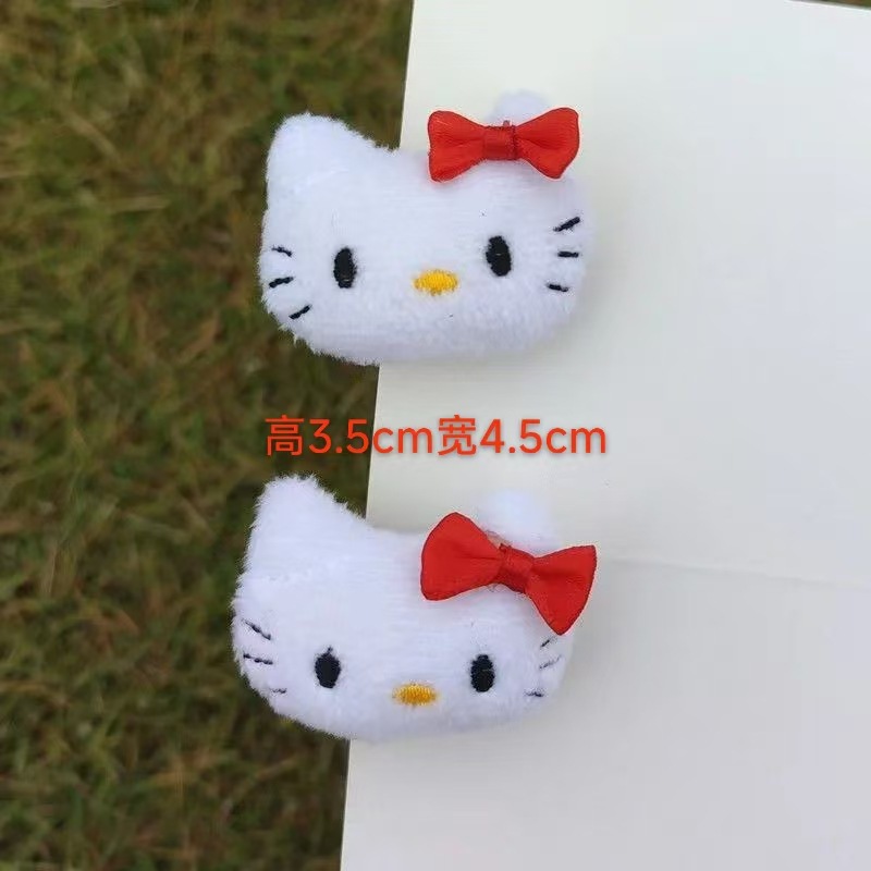 DIY Jewelry Accessories, Kidsren's Socks, Shoes, Clothing, Scarf Accessories, Cute Fabric Kt Cat, Plush Cartoon Doll Head