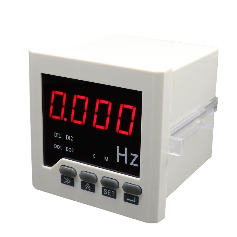 Frequency Converter Frequency Meter Adjustable Digital Display Current Voltmeter Tachometer Line Speed Meter Dc0-10V Factory Direct Sale